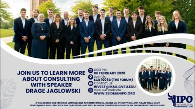 IPO Consulting with Speaker Drage Jaglowski - February 6, 2025 - SCB 1008B (Forum) - 6:00pm